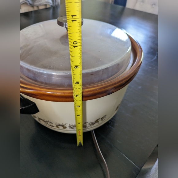 Rival 3350 5 Quart Crock Pot Slow Cooker Removable Stoneware w/ plastic lid - Picture 7 of 7